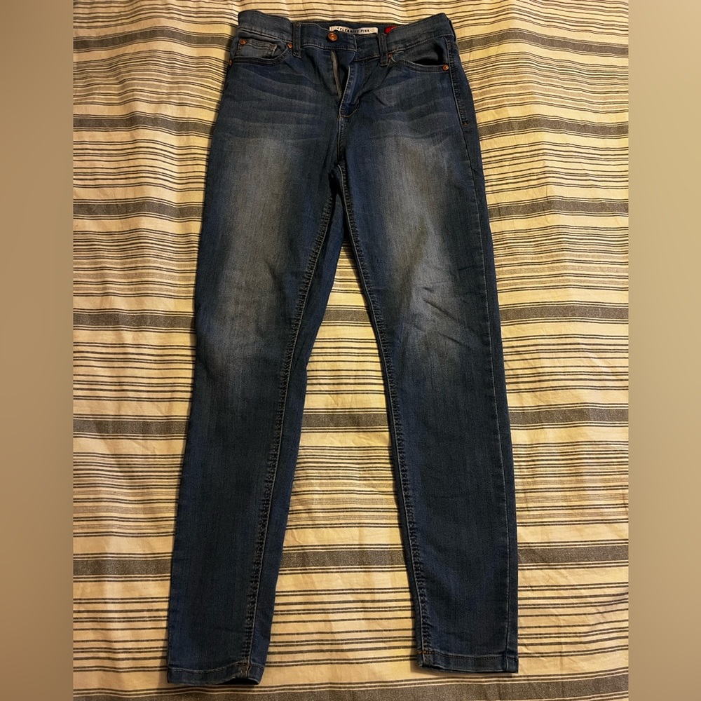 Celebrity Pink Dark Blue Skinny Jeans